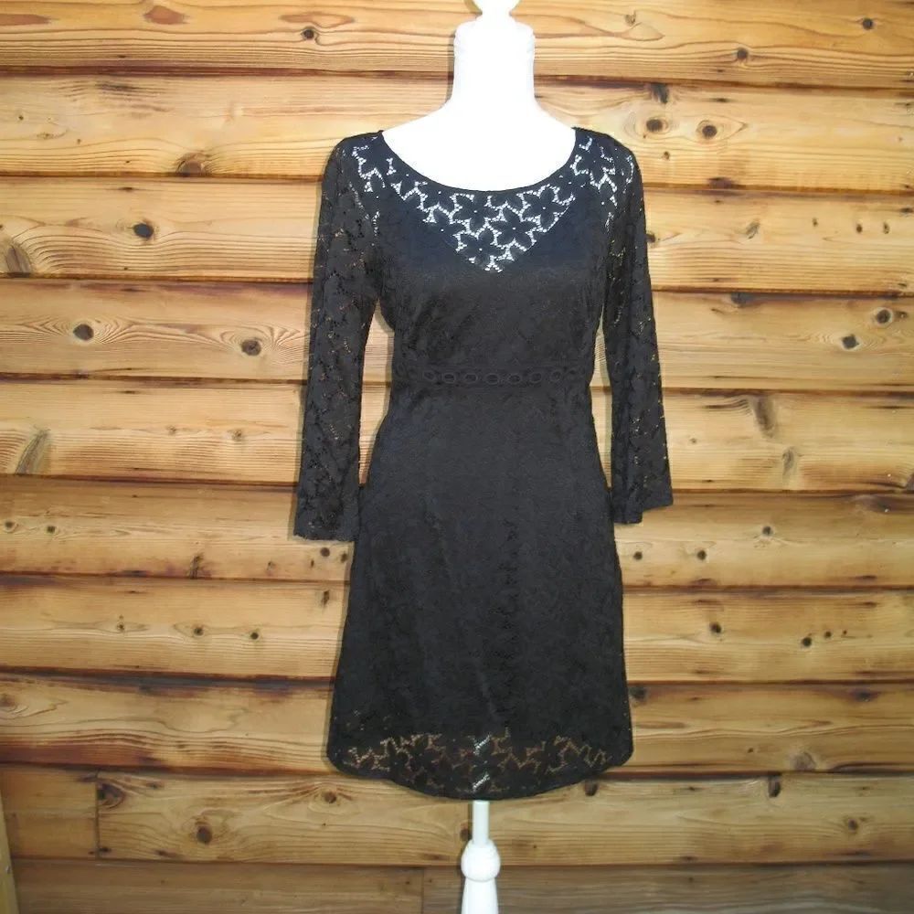 Black Lace Dress 